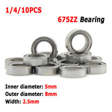 Mini rolamento de esferas 675ZZ de parede fina duplo blindado sulco profundo tamanho 5x8x2,5mm comprar usado  Enviando para Brazil