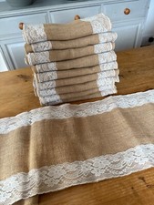 Jute hessian table for sale  BRISTOL
