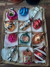 Vintage baubles christmas for sale  PEMBROKE