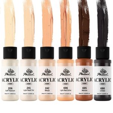 Skin tone acrylic for sale  Brentwood