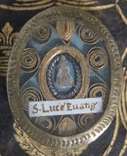 santuário relicário relíquia relíquia São Lucas Evangelista 1700 comprar usado  Enviando para Brazil