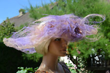 Chapeau capeline rose d'occasion  Mantes-la-Ville