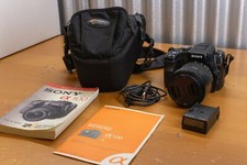 Câmera Sony DSLR-A100 - com Lente Sony SAL-18200, +Extras!! Funciona/Testado - BOM! comprar usado Câmera Sony DSLR-A100 - com Lente Sony SAL-18200, +Extras!! Funciona/Testado - BOM! comprar usado  Enviando para Brazil