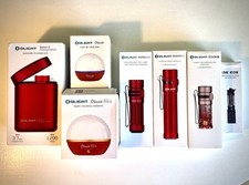 Bastão Olight Red Collection 3 Prem. Obulb Pro S Warrior Nano & Mini S1R i3e EOS comprar usado  Enviando para Brazil