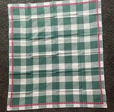 Tischdecke grün weiß gebraucht kaufen  Dortmund