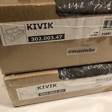 IKEA Kivik Pokrowiec Sofa 2-osobowa + Recamiere Tullinge Szary brąz 002.002.97 Nowy Oryginalne opakowanie na sprzedaż  Wysyłka do Poland