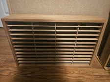 Suporte de parede de madeira para armazenamento de fita cassete estilo Napa Valley 100 comprar usado  Enviando para Brazil