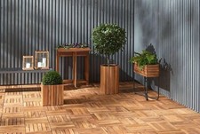 Holzfliesen terrassenfliesen h gebraucht kaufen  Malchow