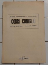 Spartito corri coniglio usato  Verrua Savoia