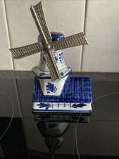 Delft blue windmill for sale  NORWICH