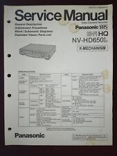 Panasonic hd650 vhs for sale  BARRY