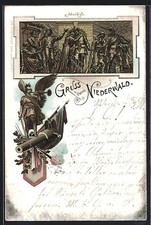 Lithographie rüdesheim nieder gebraucht kaufen  Berlin
