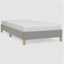 Bettgestell 90x190 hellgrau gebraucht kaufen  Schermbeck