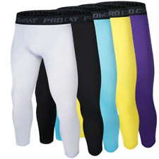 Calças cropped masculinas para academia ioga fitness infantil menina corrida 3/4 comprar usado  Enviando para Brazil