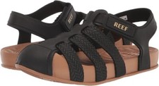 Usado, Sandália Reef Kid Girl's Little Water Beachy, preta bronzeada praia piscina casual tamanho 4 comprar usado  Enviando para Brazil