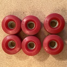 Usado, Rodas de skate vintage anos 70 CITY ROLLER - vermelhas (6) comprar usado  Enviando para Brazil