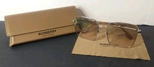 Óculos de sol BURBERRY tamanho grande prata/rosa degradê ALEXIS B3119 NOVO sem caixa comprar usado  Enviando para Brazil