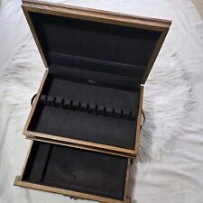 Wooden silverware storage for sale  Bensenville