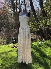 Usado, Vestido vintage 1970 com alça de espaguete de algodão tão doce como Gunne Sax 32-26-60 comprar usado  Enviando para Brazil