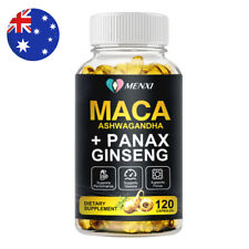 Usado, Raiz de maca vitamisan orgânica preta, vermelha, amarela 10000 mg cápsulas Peru maca 120 peças comprar usado  Enviando para Brazil