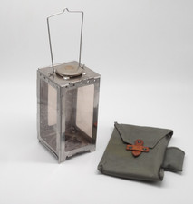 Lanterna dobrável militar fina vintage original Segunda Guerra Mundial exército suíço + bolsa de lona, usado comprar usado  Enviando para Brazil