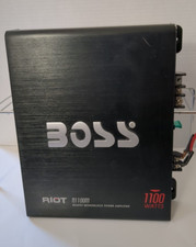 Canal amplificador de potência áudio veicular monobloco BOSS R1100M RIOT 1100W AMP MOSFET comprar usado  Enviando para Brazil