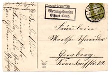 Werningshausen landpoststempel gebraucht kaufen  Geratal