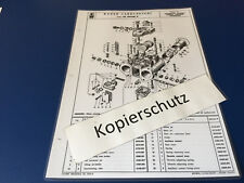 Cooper Maserati + Coventry Climax Vergaserplan für Weber 45 DCOE 9  Beschreibung comprar usado  Enviando para Brazil