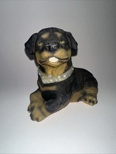 Estatueta Rottweiler para cachorro deitado 5"A x 7" W comprar usado  Enviando para Brazil