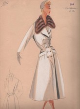 Croquis moda fath usato  Torino