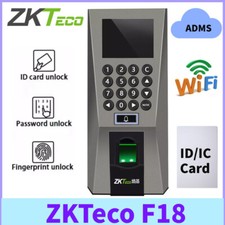 Control de acceso biométrico de huellas dactilares ZKTeco F18 TCP/IP WiFi segunda mano  Embacar hacia Mexico
