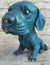 Reparto Real Bronce Cachorro Perro Estatua / Labrador/Hogar/Jardín /Ornamento/ comprar usado  Enviando para Brazil