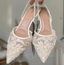 Usado, ZARA: Slingbacks de malha bordada: 2817/410 | *Compradores do Reino Unido_Sem taxas de importação* | comprar usado  Enviando para Brazil