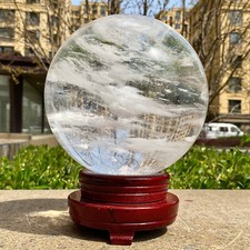 Bola de cristal fundido blanco de alta calidad 12,72 lb, usada para reparar espiritual segunda mano  Embacar hacia Mexico