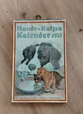 Hunde katzenkalender 1939 gebraucht kaufen  Lindau (Bodensee)