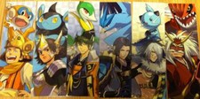POKEMON CONQUEST Original Videogame Bookmarks Conjunto de 6 PERFEITO ESTADO SDCC 2012 Comic Con comprar usado  Enviando para Brazil