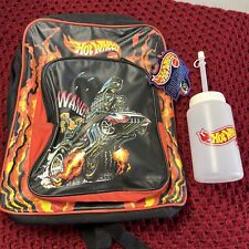 Mochila e garrafa de água Hot Wheels Mattel Vintage TWANG 1999 nova com etiquetas comprar usado  Enviando para Brazil