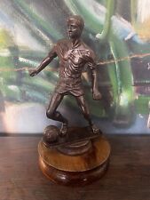 Vintage bronzed footballer for sale  CLITHEROE