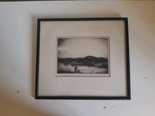 Vintage framed drawing for sale  OTLEY