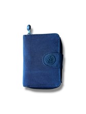 Carteira Kipling sólida com zíper em torno de encaixe tripla dobra clássica casual cartões de identificação azul comprar usado  Enviando para Brazil