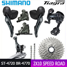 Cassete Shimano Tiagra 4700 ST-4720 BR-4770 2X10 velocidade estrada grupo hidráulico comprar usado  Enviando para Brazil