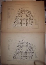 Dessins plans hôtels d'occasion  Saint-Max