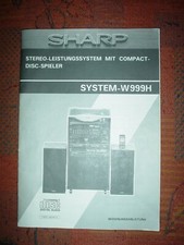 Bedienungsanleitung sharp ster gebraucht kaufen  Deutschland