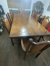 Solid oak dining for sale  COLCHESTER