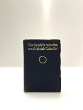 Friedrich nietzsche thus d'occasion  Expédié en Belgium