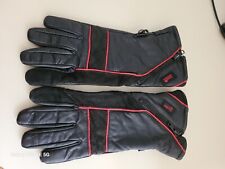 Luvas de couro preto para motocicleta comprar usado  Enviando para Brazil