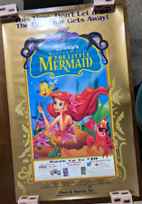 ROLLING THE LITTLE MERMAID 1989 VHS LANÇAMENTO PÔSTER FILME 26x40 JODI BENSON DISNEY comprar usado  Enviando para Brazil