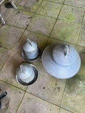 Galvanized metal chicken for sale  WARE