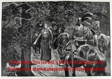 RELIGIÃO Protestante Martinho Lutero ALEMANHA Turíngia, Enorme Estampa Antiga da Década de 1880, usado comprar usado  Enviando para Brazil