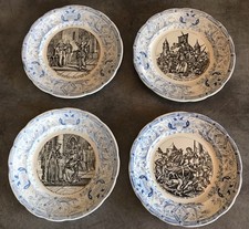 Lot assiettes parlantes d'occasion  Cuq-Toulza